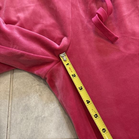 Juicy Couture Velour Joggers Women’s Sz S Pink Drawstring Sweatpants Athleisure - Picture 8 of 9